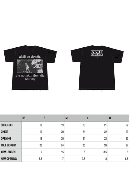 AKILI OR DEATH "WALK THE PLANK TEE"